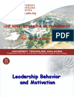 Module 3 Ldsp Behavior & Motivation L'SHIP-3