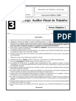 Prova Auditor-Fiscal Do Trabalho 2006