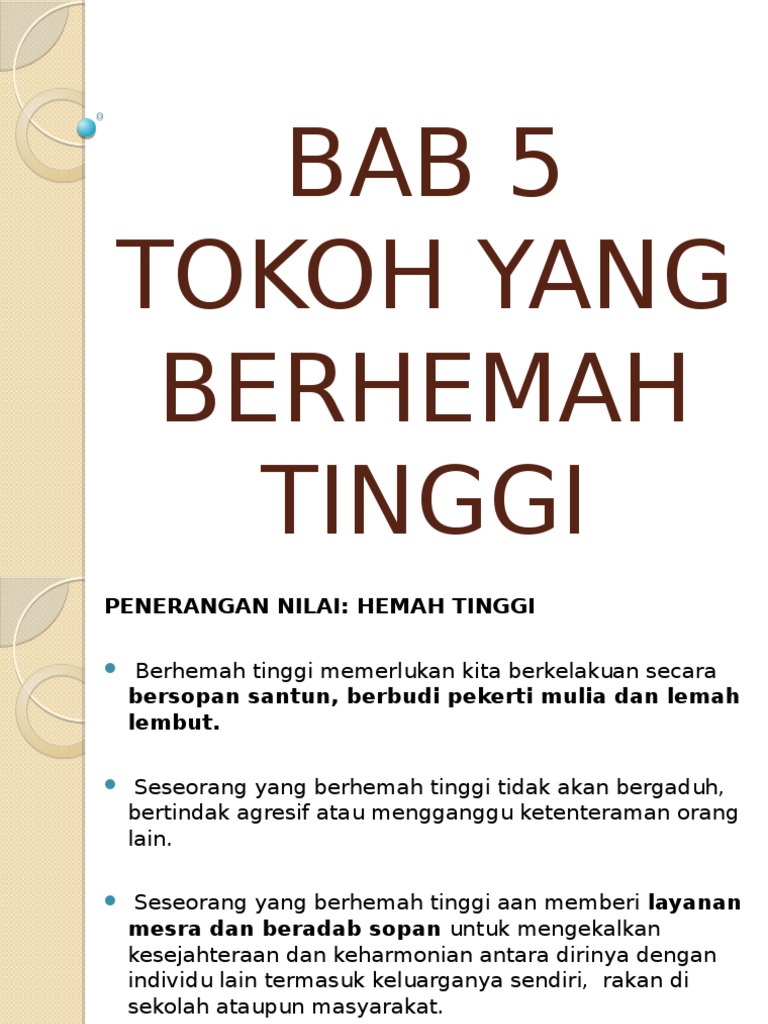 Nota Hemah Tinggi Pdf