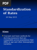 Standardization of Rates