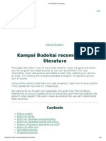 Kampai Budokai Reading List