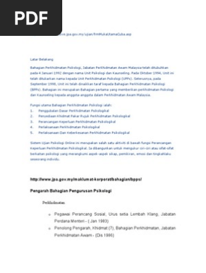 Jenis Ujian Psikologi Pdf