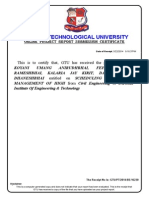 GTU Project Certificate