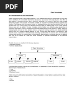 Data Structures 8.1 Introduction To Data Structures