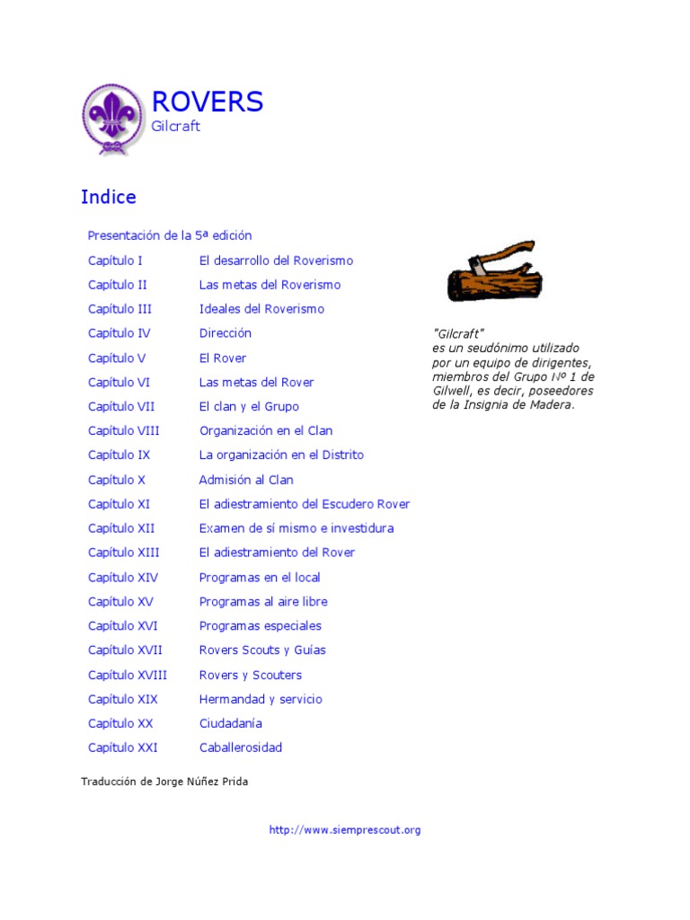 Significado del Rover Scout | PDF | Exploración | Dios