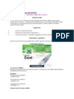 Funciones Basicas de EXCEL