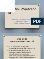 Diapositivas Quimioluminiscencia