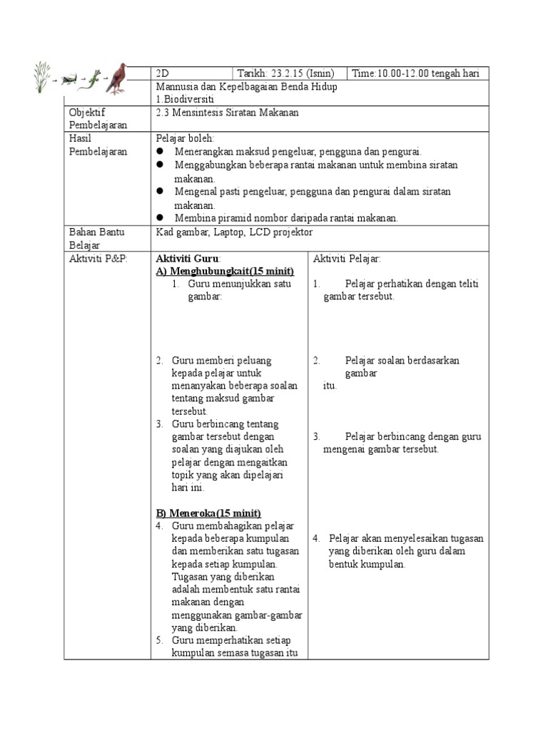 RPH Form 2 | PDF