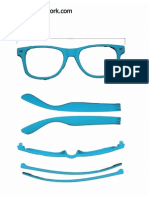 Sunglasses Template