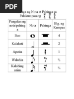 Musika 6 Lesson 3 Paggamit Ng Hulwarang Ritmo Sa Palakumpasang 34
