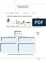 Evaluacion Diagnostica Ciencias 2basico 2014