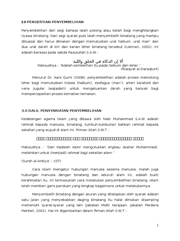Fiqh Sembelihan Pdf