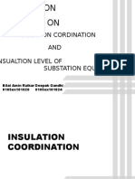 Presenation ON: Insulation Cordination AND Insualtion Level of Substation Equipment