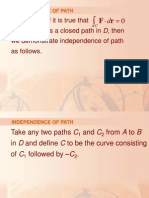 Conversely, If It Is True That Whenever C Is A Closed Path in D, Then We Demonstrate Independence of Path As Follows