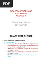 Data Structures and Algorithms: Binary Search Trees BST Insertion