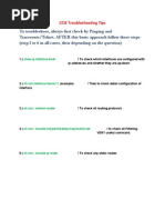 CCIE Troubleshooting Tips