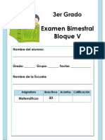 Examen matematicas