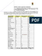 ESTUDIO SOBRE TRANSPORTE Y MOVILIDAD EN VALDEOLEA. 