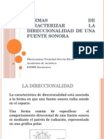 Direccionalidad de Una Fuente Sonora