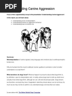 Understanding Canine Aggression by Ryan O'Meara