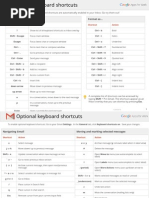 Gmail Keyboard Shortcuts