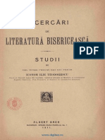 Incercari in Literatura Bisericeasca PDF