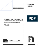 Alambre de Aleacion de Aluminio 6201-t 81 (556-99)