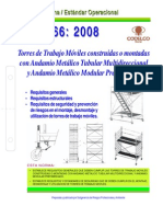 NEO-66 Torres de Trabajo Móviles Construidas o Montadas Con Andamio Metálico Tubular Multidirecci