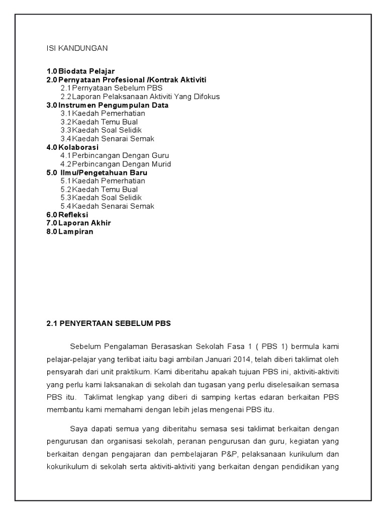 Pbs Sem 1 Sjkt Kulim Pdf