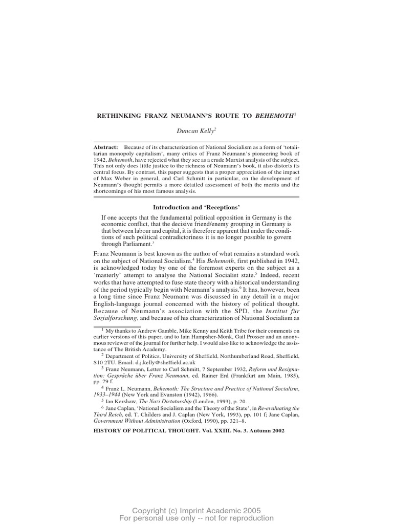 Franz Neumann Behemoth Pdf : Behemoth (Franz Neumann) – SKWMJ