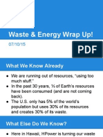 Waste & Energy Wrap Up!