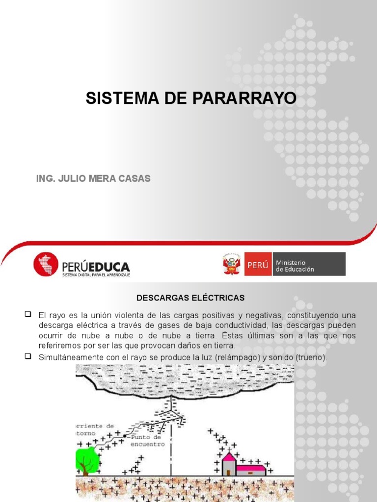 Tipos y Sistema de Pararrayos en RD | PDF | Relámpago | Descarga ...