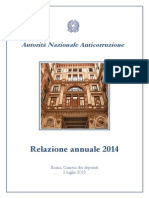 Relazione Annuale Autorita Anticorruzione