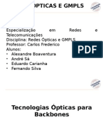 Redes Ópticas e GMPLS