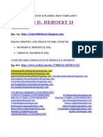 Richard D. Deboest II, Esq. Fraud