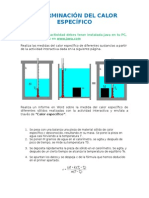 Determinacion Del Calor Especifico