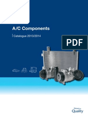 Denso A/C Components | Pdf | Air Conditioning | Home Appliance