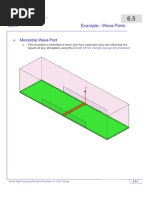 HFSS Microwave Waveports