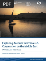 Exploring Avenues for China-U.S. Cooperation on the Middle East