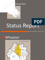 Wheaton Sector Plan: Status Report