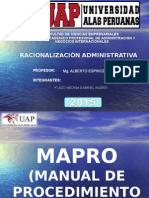 Razonalizacion Administrativa Diapo Mapro