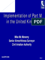 Part M Implementation Presentation