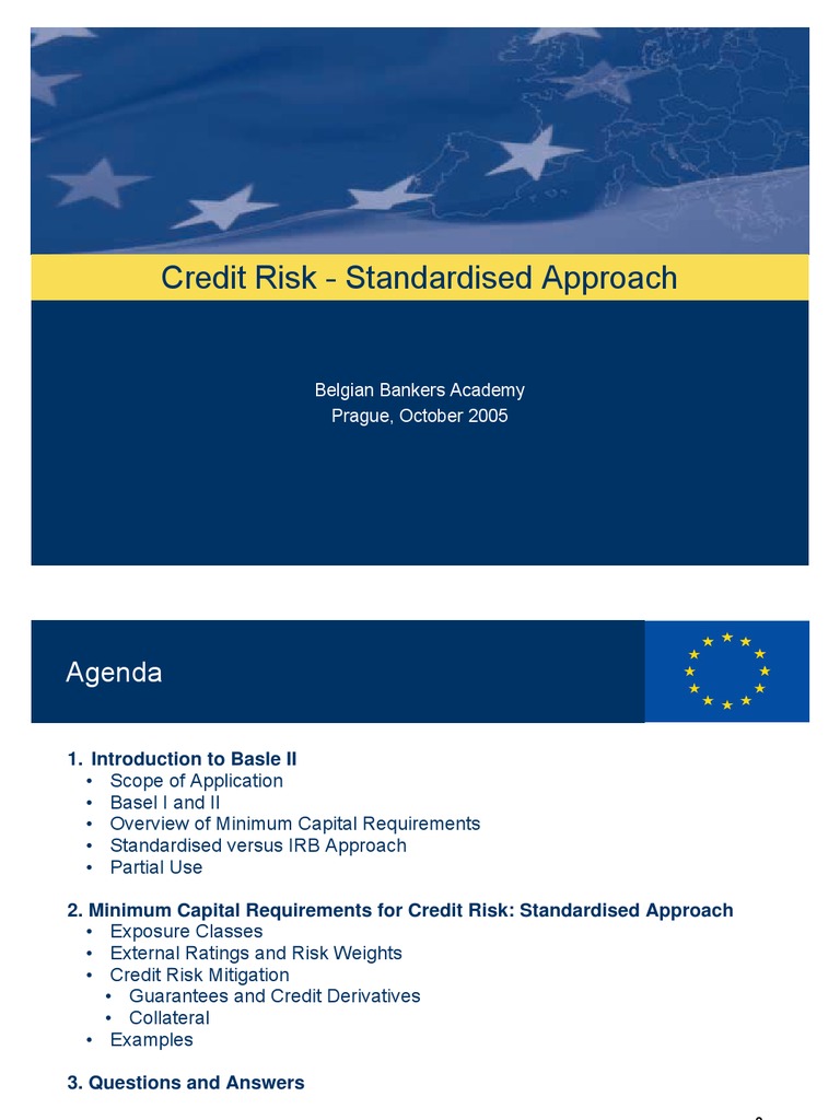 Credit Risk Standardised Approach PDF Basel Ii Credit Risk