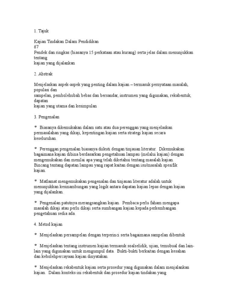 Penulisan Kajian Pdf