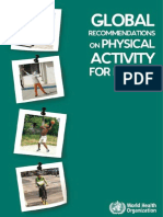 WHO Global Recommendations on Physical Activity for Health