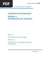 Conceitos e Classificações de Auditoria