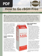 Download How to Go rBGH-Free by Food and Water Watch SN27119847 doc pdf