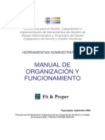 Manual de Organización y Funcionamiento (Tipo A) PDF