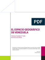 Geografía de Venezuela del 3er. Año de bachillerato.