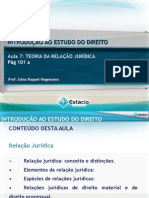 Teoria da relação jurídica: conceito e elementos